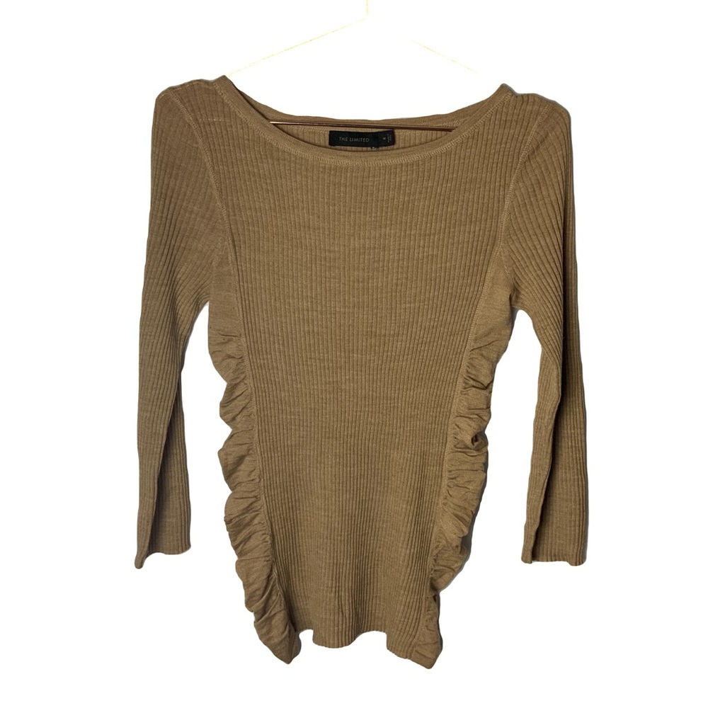 🌸 THE LIMITED Ribbed Crew Neck Top